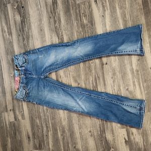 Boot cut country style jeans